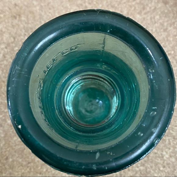 Vintage AM Tel & Tel Co Aqua Green Glass Insulator - Picture 12 of 12